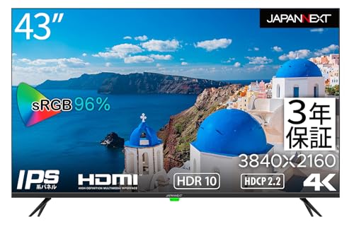 Amazon.co.jp: 【3年保証モデル】JAPANNEXT 43インチ 大型4K